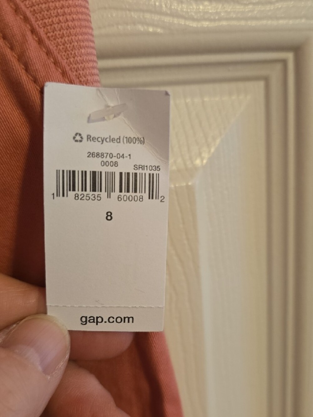 GAP Women's Coral Pink Bermuda Shorts - Picture 4 of 9
